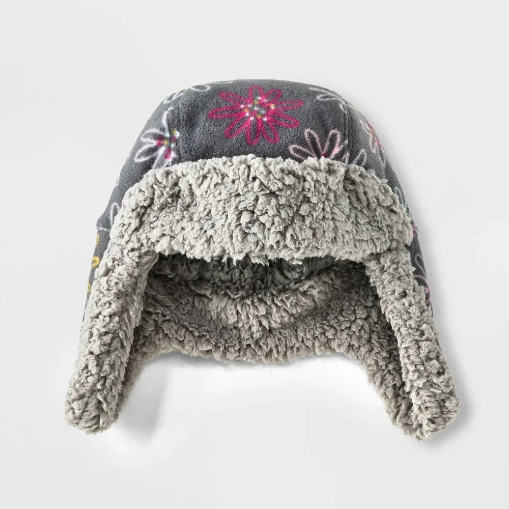Girls' Sherpa Fleece Trapper Hat - Cat & Jack™
